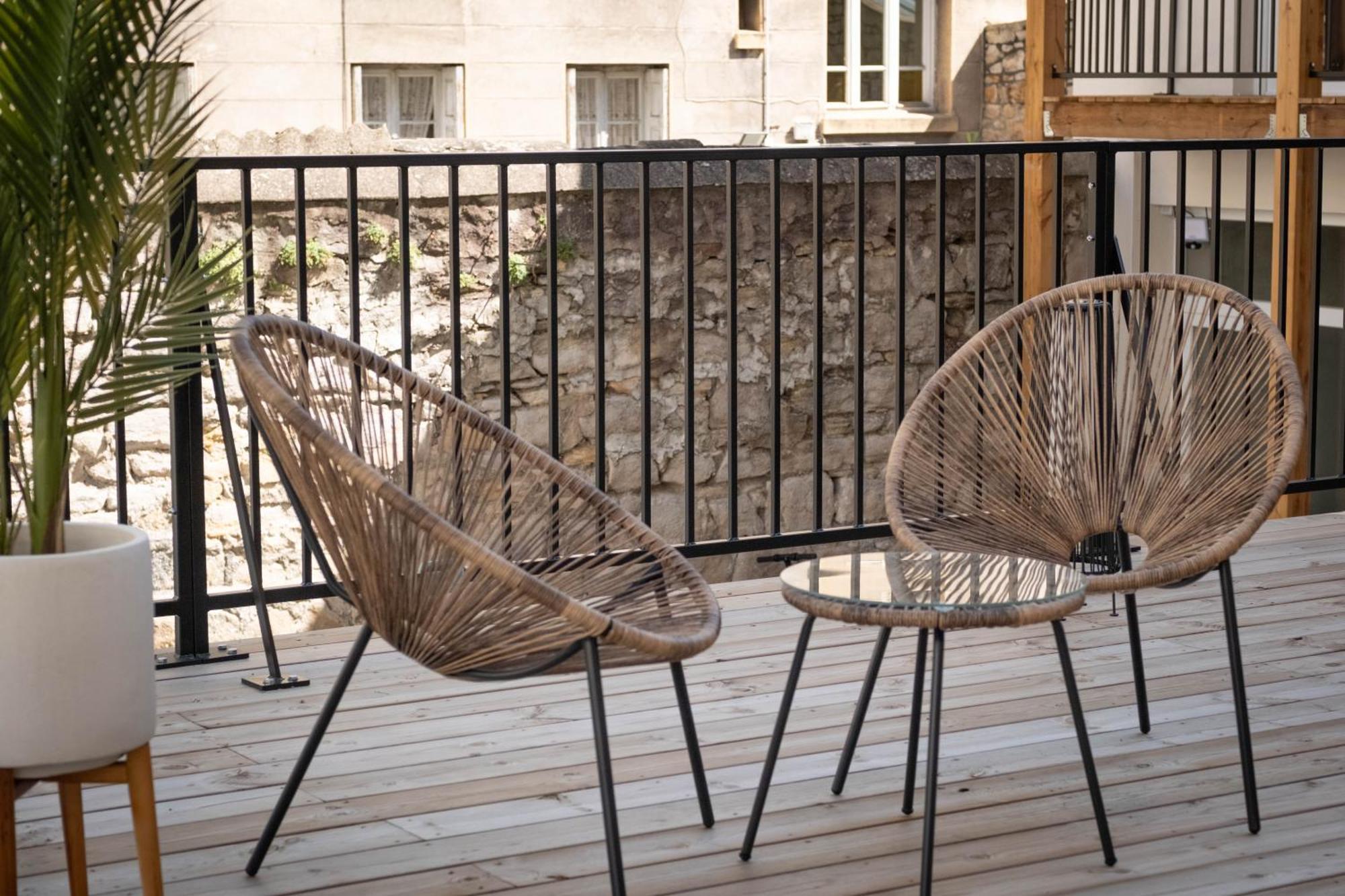 דירות סן-אטיין Bibemus Casa Maja - Baignoire Balneo - Parking - Terrasse מראה חיצוני תמונה
